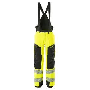 Mascot Accelerate Safe Winter Trousers with Kneepad Pockets (Hi-Vis Yellow/Black)  (Large)