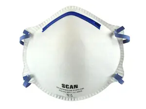 Scan  Moulded Disposable Mask FFP2 Protection Pack Of 20 SCAPPEP2MB