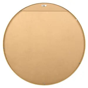 Pandora - Round Wall Mirror - 60x60 cm (Gold)