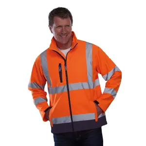 Yoko Mens Hi-Vis Sofshell Jacket