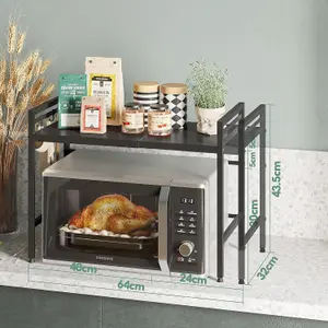 Kitchen Expandable Microwave Stand