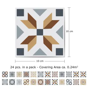 Walplus Azulejo Tile Stickers PVC