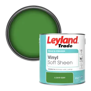 Leyland Trade Vinyl Soft Sheen Walls & Ceilings Emulsion Paint (S 2570-G20Y) - 2.5L