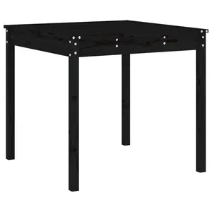 Nazayah 17 Stories Bar Set with Wood Frame and Solid Wood Outer Material Black