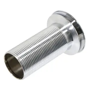 SPARES2GO Clicker Basin Waste Bathroom / Kitchen Sink Plug 1 1/4" Round Silver (Unslotted)