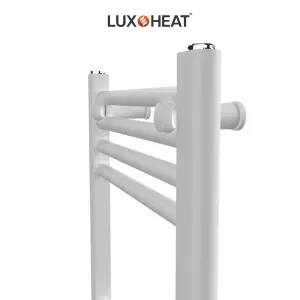 Towel Radiator Rail 1200 x 600 for Central Heating with White Finish