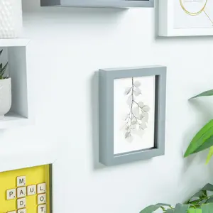 Nicola Spring - 3D Box Photo Frames - 5 x 7" - Pack of 2