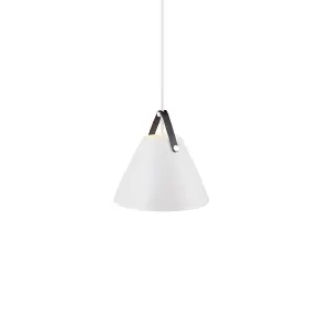 Nordlux DFTP Strap 27 Indoor Living Dining Metal Pendant Ceiling Light in White (Diam) 27cm