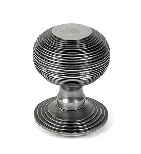 Pewter Beehive Centre Door Knob