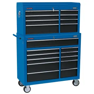 Draper  Combined Roller Cabinet and Tool Chest, 19 Drawer, 40" 17764