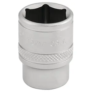 Draper 3/8" Square Drive 6 Point Metric Socket 15mm 16541