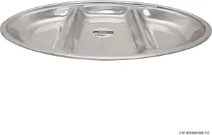 3 Compartment Tray Serving Dish 50Cm Kitchen Food Platter Oval Plate