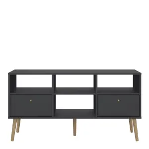 Cumbria TV-Unit with 2 Drawers