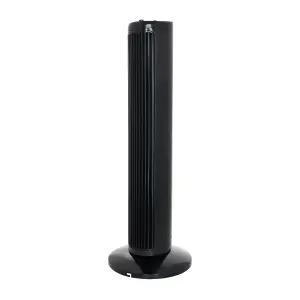 Bremmer Tower Blade Fan in Black, 29 Inch