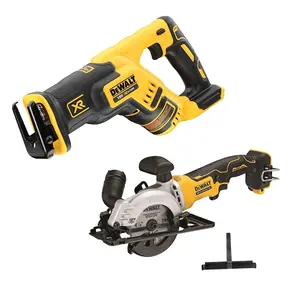 Dewalt DCS367N 18v XR Compact Brushless Reciprocating Saw & DCS571N Circular Saw