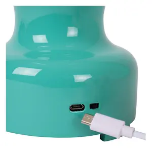 Lucide Jason Retro Table Lamp - LED Dim. - 1x2W 3000K - 3 StepDim - Turquoise