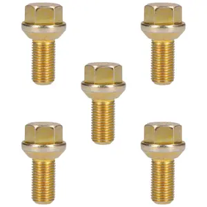 M14 x 1.5 Replacement Wheel Bolts Conical for Trailer Hubs Hub Pack of 5