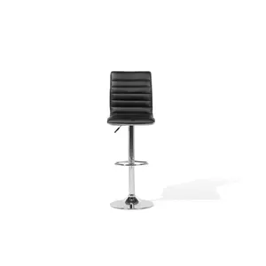 Goodlow Height Adjustable Swivel Bar Stool (Set of 2) Black