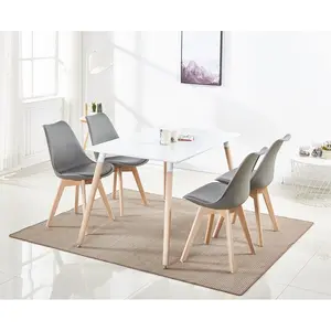 Nero Upholstered Dining Chair (Set of 6) Grey