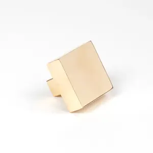 From The Anvil Polished Brass Albers Cabinet Knob - 35mm