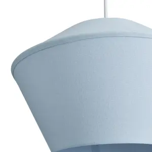 Inlight Daphne Pastel blue Easyfit Lamp shade (D)40cm