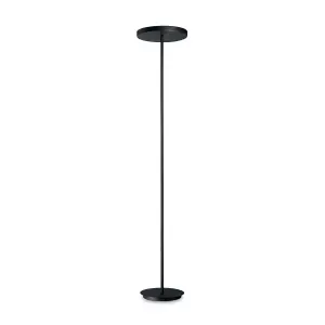 Luminosa Colonna 4 Light Floor Lamp Black