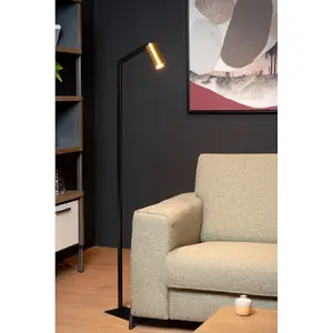 Lucide Sybil Modern Floor Lamp - 1xGU10 - Black