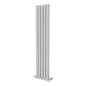 Ximax Champion Duplex FORD1500294A Satin white Gas Vertical Designer 2532BTU Radiator, (W)294mm x (H)1500mm