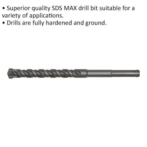 High-Performance 22 x 320mm SDS Max Drill Bit for Masonry Applications