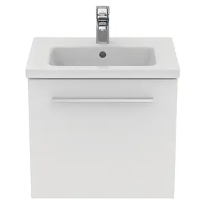 Ideal Standard i.life S Compact Matt White Wall-mounted Bathroom Vanity unit (H) 440mm (W) 500mm