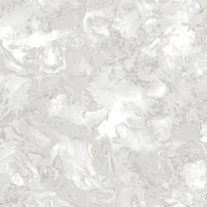 Liquid Marble Wallpaper Light Grey Debona 6354