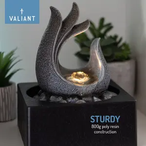 Valiant Indoor Water Fountain with Ambient LED Lights