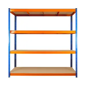 4 Tier ULTRA HEAVY DUTY Storage Racking 1800h x 1800w x 450d mm 350kg