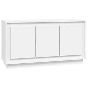 Alpen Home Sideboard Sonoma Oak 102X35x55 Cm Engineered Wood White