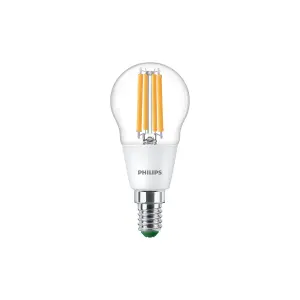 Philips E14 2.3W 485lm 360° Transparent Golf ball Warm white LED Light bulb