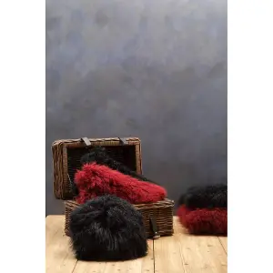 Bosie Luxury Black Soft Fur Cushion