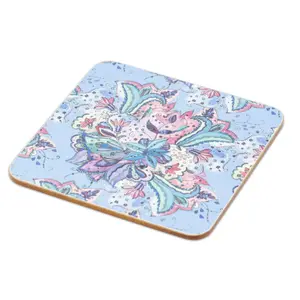 William Morris Lucerne Floral Coasters - Set of 4