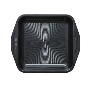 Circulon Square Steel Black Non-Stick Heat Resistant Cake Tin 9"