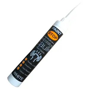 Paint Stop Decorators Caulk White 380ml - Pack of 6