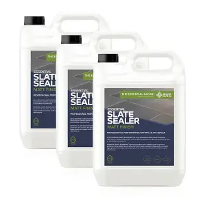 Stonecare4U - Slate Sealer Matt (Dry) Finish (15L) - High Performance, Quick Drying Formula for Slate Tiles, Floors, Paving & More