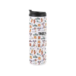 Tree Surgeon Travel Mug - Novelty Trades Gift Stainless Steel Vacuum-Sealed Double-Walled Hot/Cold Drinks Travel Flask