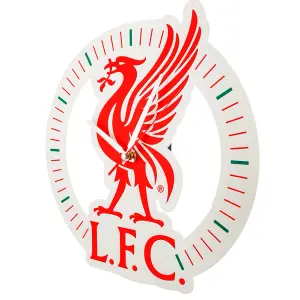 Liverpool FC Wall Clock Red/White (One Size)