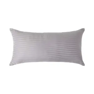 Homescapes Grey Continental Pillowcase Egptian Cotton 330 TC, 40 x 80cm