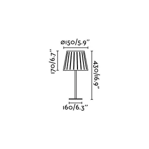 Luminosa Mix 1 Light Table Lamp Black, Wood, E14