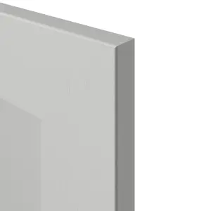 Tydeman Matt grey Shaker Bridging door & pan drawer front, 356mm x 20mm x 597mm