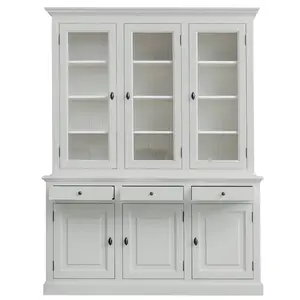 Berardina Display Cabinet Light Grey