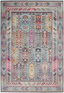 Vintage Kashan VKA06 Grey Multi Rug by Nourison-61 X 173 (Runner)