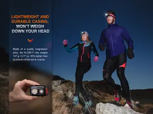 Fenix HL32R-T Blue, USB-C Rechargeable Head Torch - 800 lm - 132m Beam - Li-Poly Battery - 3x AAA Compatible - IP66 Weatherproof