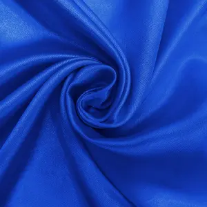 Neel Blue 11x 108 Inch Plain Satin Silk Table Runner, Royal Blue