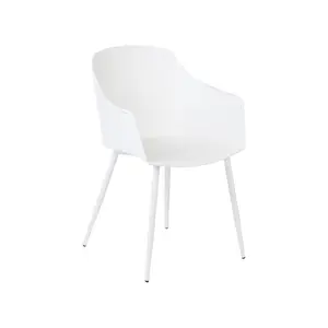 Scot Dining Chair (Set of 2) White / White